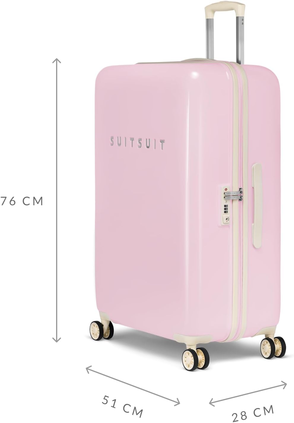 SUITSUIT Kofferset 2 teilig - Handgepäck Koffer - Reisekoffer Gross - Koffer Leicht - Hartschalenkof