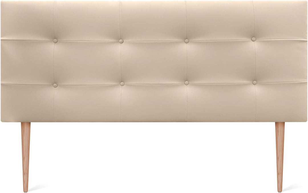 DHOME Kopfteil, gepolstertes Bett Kopfteil 8cm dick. Gepolstertes Kopfteil ACUALINE Stoff und Kunstl