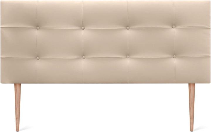 DHOME Kopfteil, gepolstertes Bett Kopfteil 8cm dick. Gepolstertes Kopfteil ACUALINE Stoff und Kunstl
