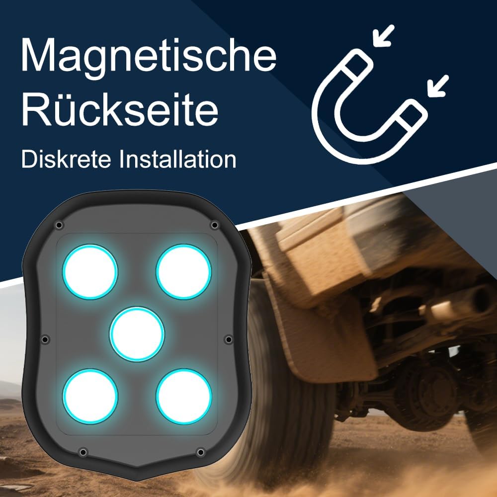 TKMARS TK905 Auto GPS-Tracker, 5000mAh Akku, magnetisches Ortungsgerät, funktioniert über SMS/APP/We