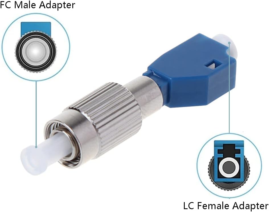 Guakiili 50MW FTTH Glasfasertester, visueller Fehlerorter in Stiftform mit FC-LC-Adapter, Rotlichtst