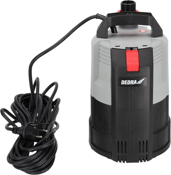 Tauchpumpe für sauberes und schmutziges Wasser DEDRA, Flachsaugpumpe, 350W, Fördermenge: 4500 l/h, z