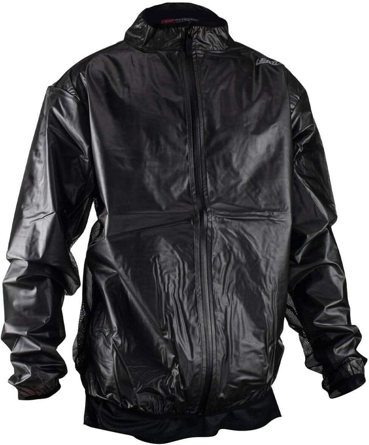 Leatt MTB-Regenjacke RaceCover Smoke XL Schwarz, XL Schwarz