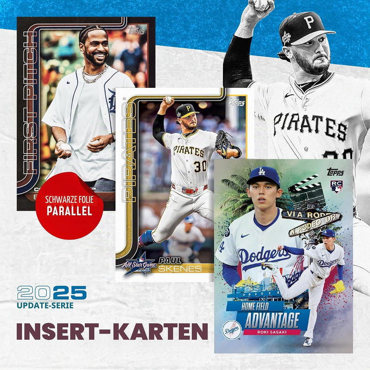 2025 Topps Baseball Update Serie – werksseitig versiegelt – Vorteilsbox