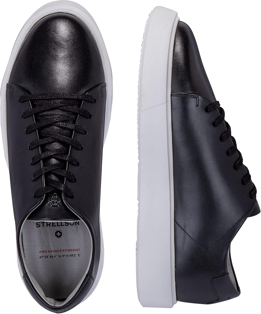 Strellson - Jones Evans Sneaker für Herren, Sportschuh, Laufschuh, Freizeitschuh für Männer in Schwa