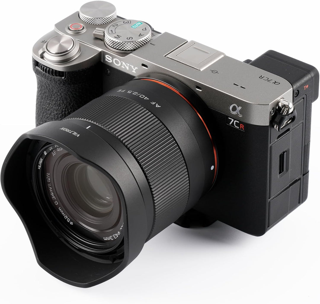 VILTROX AF 40mm f2.5 FE Vollformat Objektiv für Sony, 40mm f/2.5 Prime e Mount Objektiv für Sony a7c