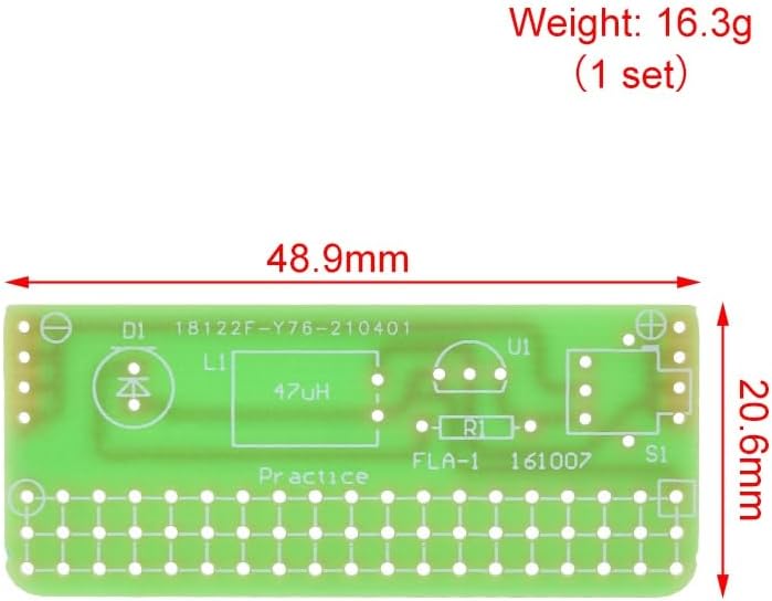 Taschenlampe DIY Löten Kit 2Stück, Lustige DIY Elektronik Bausatz Löt für Anfänger, Studenten und He