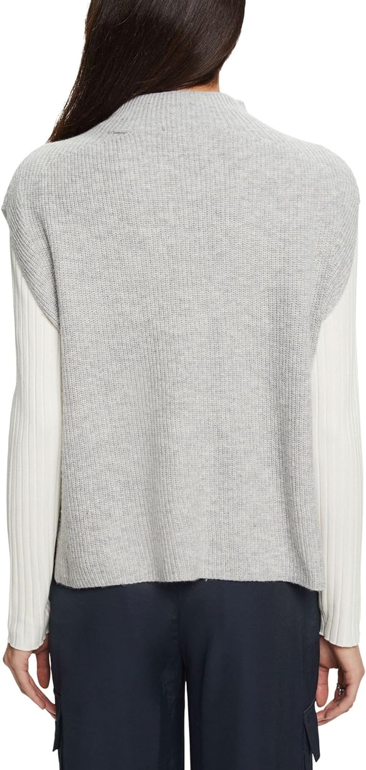 Esprit Collection Pullunder aus Wollmix XS Light Grey, XS Light Grey