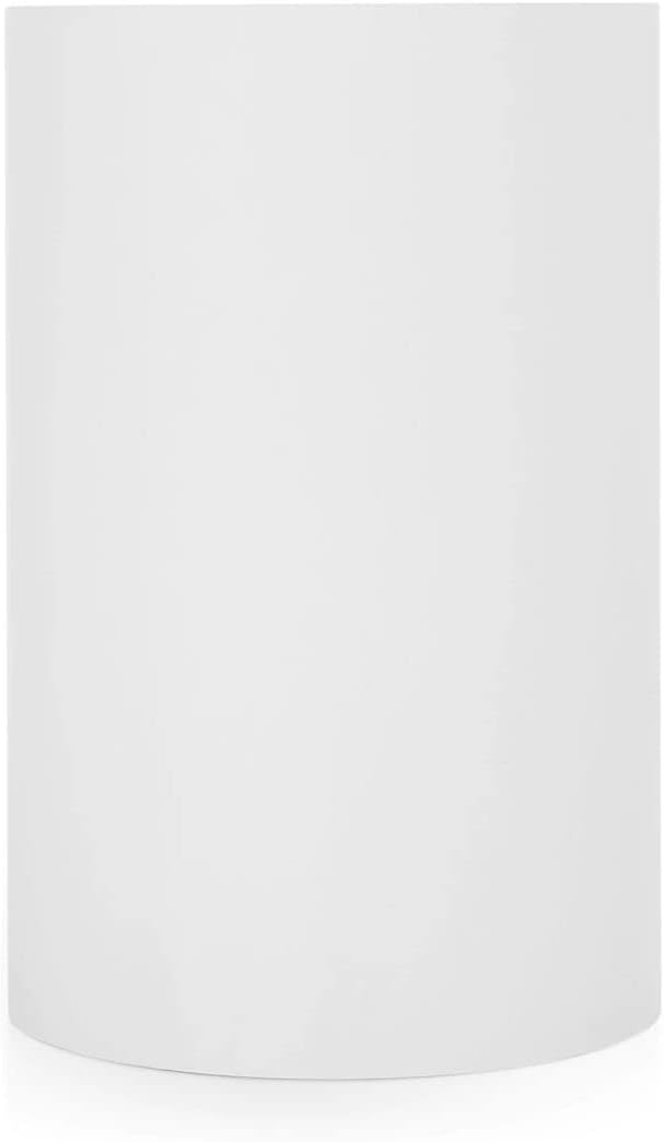 Kartell Papierkorb, Plastik, Weiss, 25 x 25 x 38 cm Bianco, Bianco