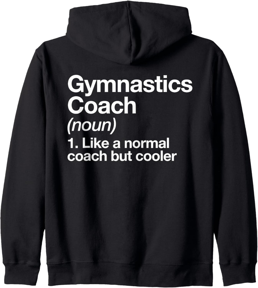 Gymnastiktrainer Funny Sports Definition Coach Kapuzenjacke