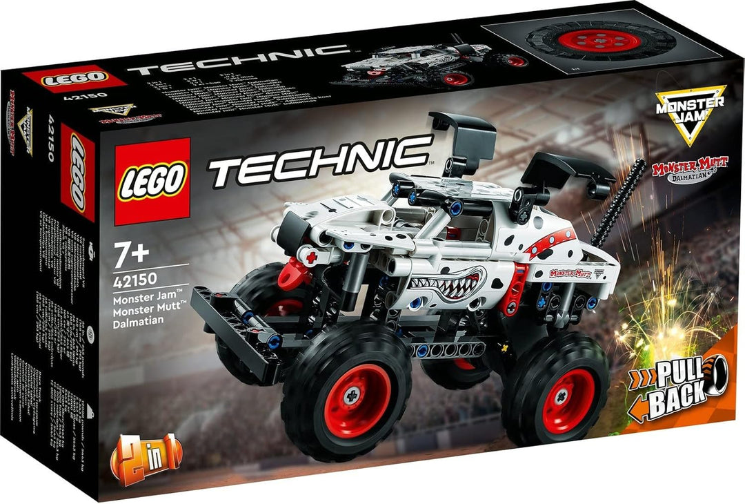 Lego Technic 3er Set: 42149 Monster Jam Dragon, 42150 Monster Jam Monster Mutt Dalmatian & 30655 Gab
