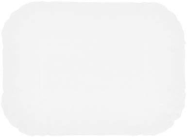 BIOZOYG Pappschalen eckig 18 x 13 x 3 cm I Imbissteller weiss aus Recyclingkarton für Pommes Currywu