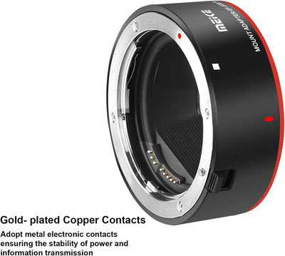 Meike Metall-Objektivadapter EF-EOSR Autofokus Mount Konverter für Canon EF/EF-S Objektiv auf EOS-R