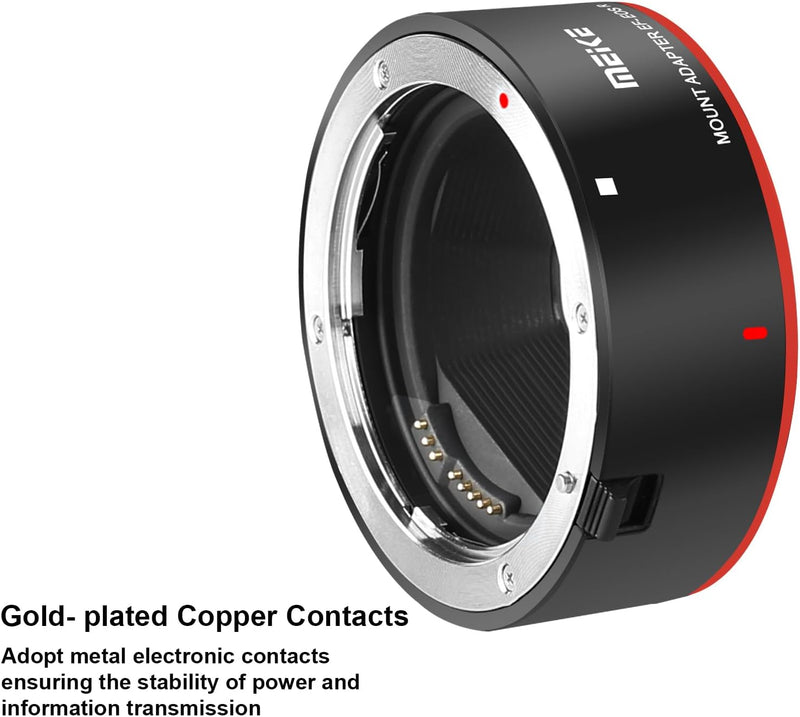 Meike Metall-Objektivadapter EF-EOSR Autofokus Mount Konverter für Canon EF/EF-S Objektiv auf EOS-R