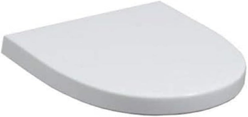 Keramag 575900000 WC-Sitz FLOW weiss mit Deckel und Befestigungen aus Chromnickel -; Weiss, -; Weiss