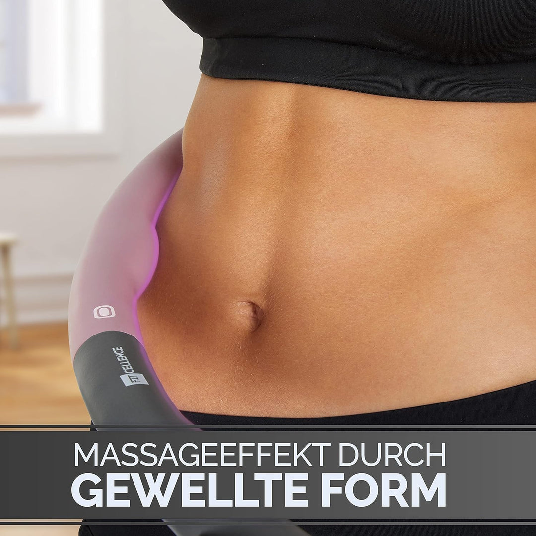 FITCELLENCE® | 1,2kg | 90cm Durchmesser | 5-6 Teile | Hula Hoop Reifen für Erwachsene | zum abnehmen