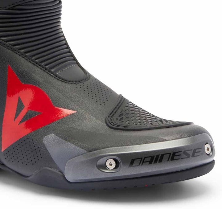 Dainese Axial 2 Air Boots Racing Stiefel 40 EU Schwarz Rot, 40 EU Schwarz Rot