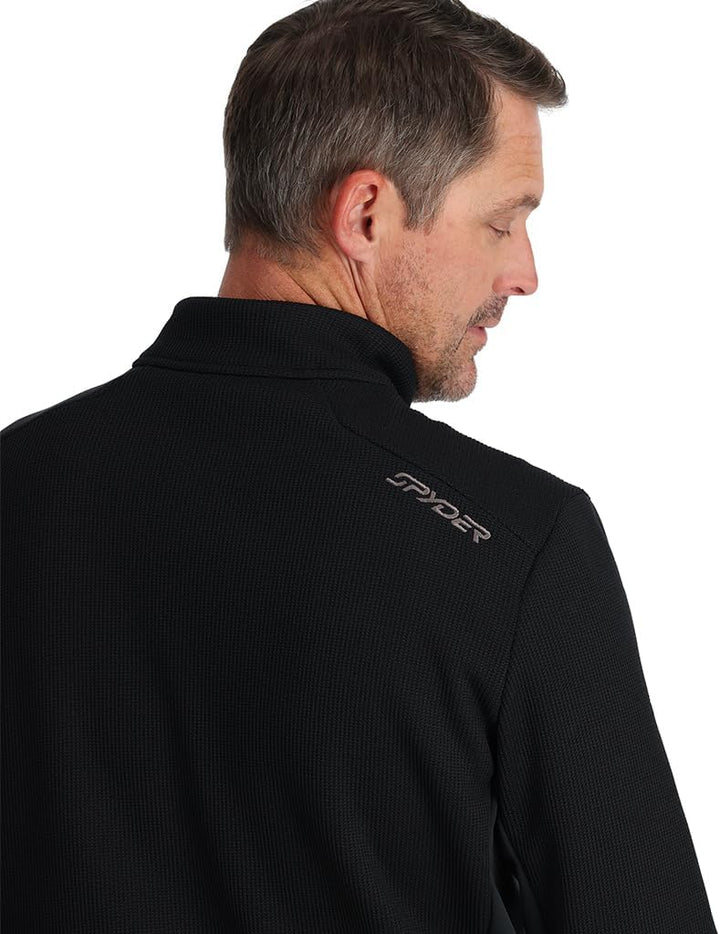Spyder Herren Bandit 1/2 Zip Fleecejacke, S Schwarz