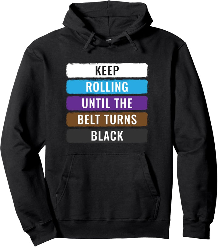 Keep Rolling BJJ Gifts Jujitsu Brazilian Jiu-jitsu Gifts Pullover Hoodie