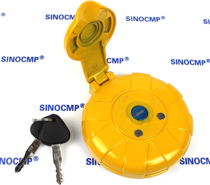 VOE 14528922 VOE14528922 Kraftstofftankdeckel - SINOCMP Tankdeckel mit 2 Schlüsseln für Volv/o EC140