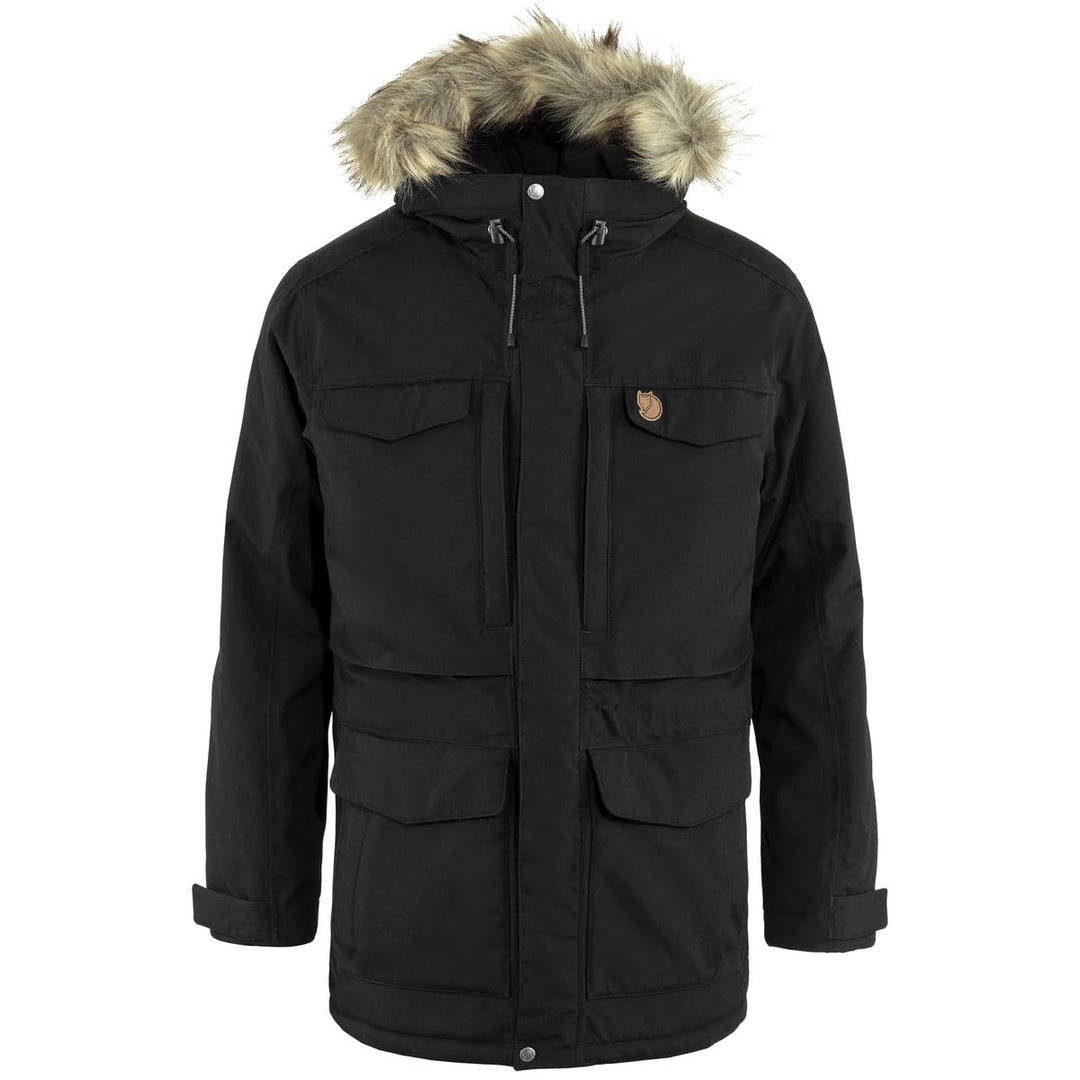 FJALLRAVEN Herren Nuuk Parka M parka S Schwarz, S Schwarz