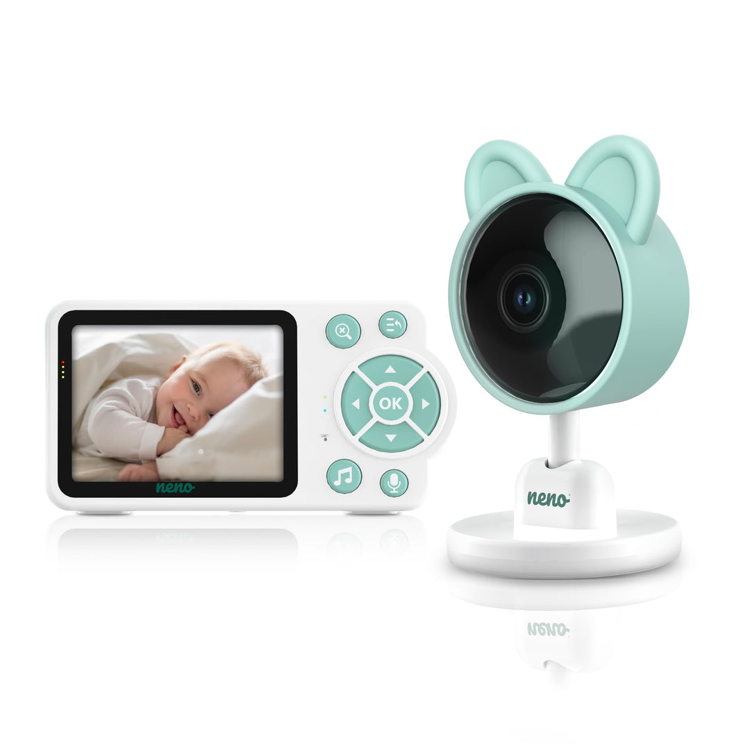 NENO Bambino Baby Monitor – elektronisches Babyphone mit Empfänger - Nachmodus - Alarmfunktion - Lul