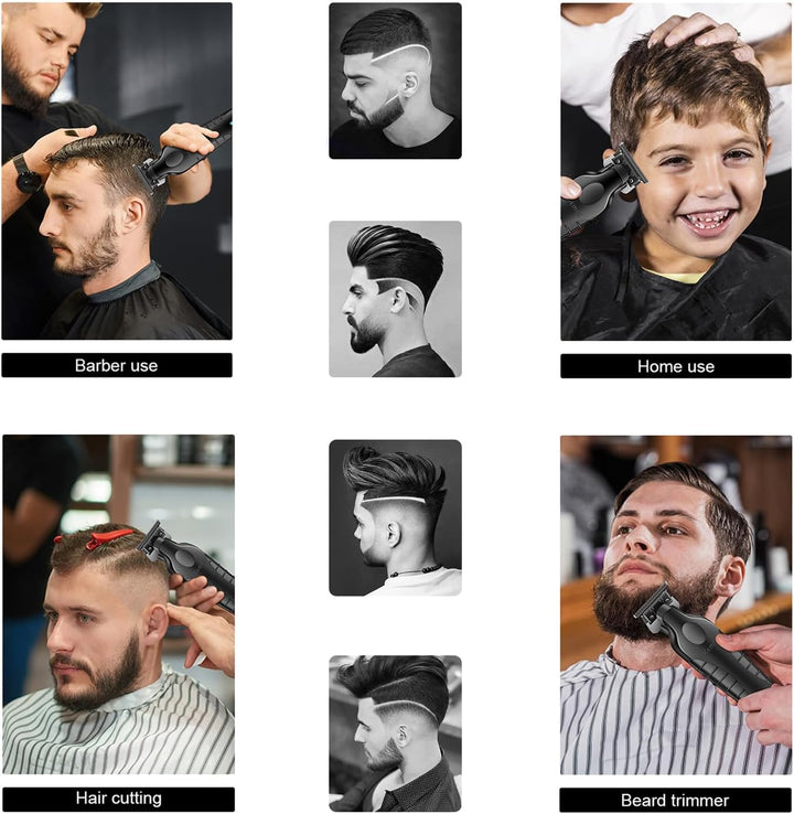 KEMEI 2299 Trimmer, Professionelle Schnurlose Haarschneidemaschine für Männer, Elektrisch Herren Bar