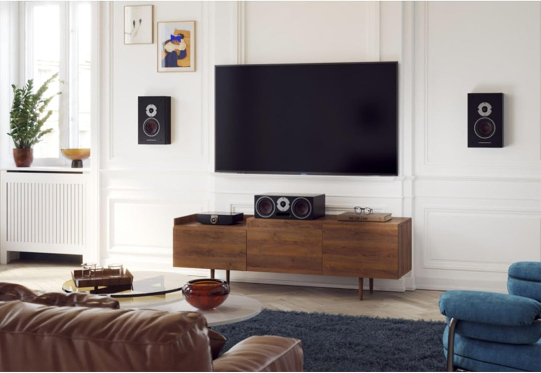 DALI Oberon On-Wall Lautsprecherpaar - Perfekt für anspruchsvolle TV- und Heimkino-Setups, vereint e