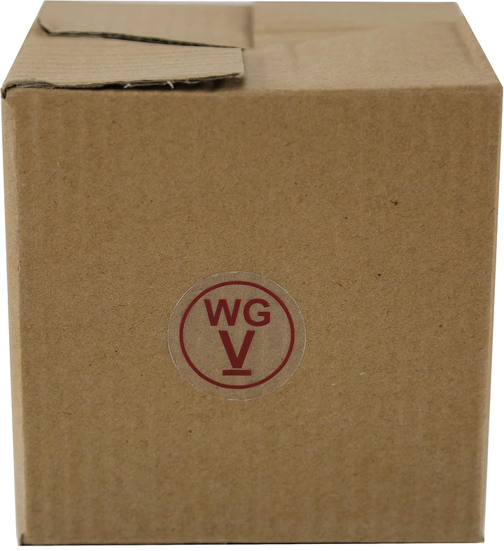 WGV Schwarze Glasvase, Kerzenhalter, 12,7 x 12,7 x 12,7 cm, blumiger Akzent, Heimbüro-Dekor, 1 Stück