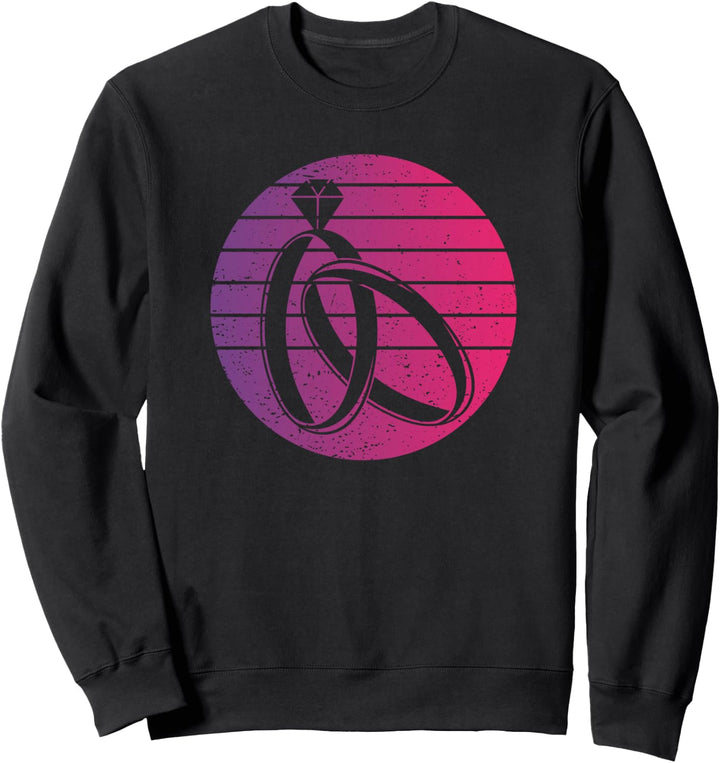 Eheringe Rings Retro Style Vintage Sweatshirt
