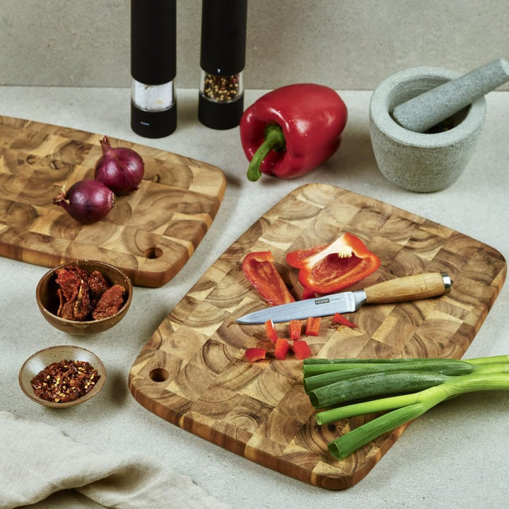 KESPER | Schneidebretter 2er Set, Material: Akazienholz, Masse: 40 x 28 x 2 cm, 32 x 22 x 2 cm, Farb