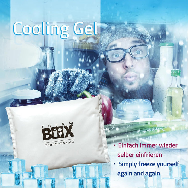 THERM BOX Styroporbox Profi gross mit Kühlakku für Kühlbox Transportbox Thermobehälter Wiederverwend