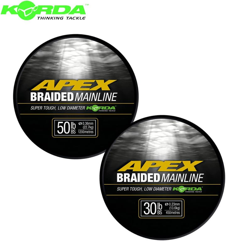 Korda Apex Braided Mainline 0,23mm/30lb 450 m