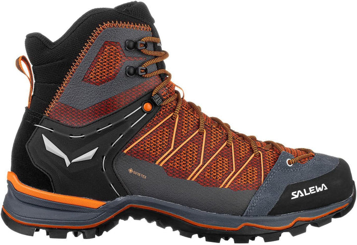Salewa Herren Ms MTN Trainer Lite Mid GTX Trekking-& Wanderstiefel 42.5 EU Black Out Carrot, 42.5 EU