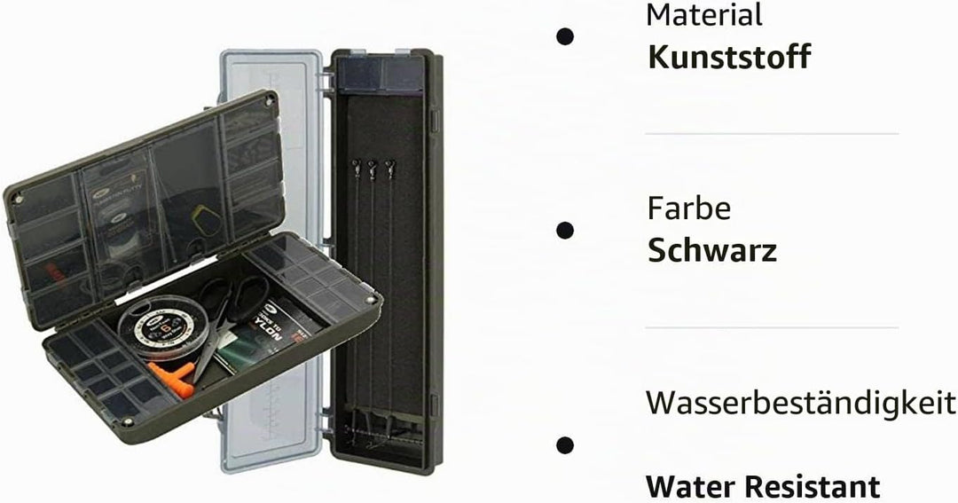 NGT Angelgerätebox System für Terminal Tackle + steifer Rig-Koffer Karpfen XPR 'leer'