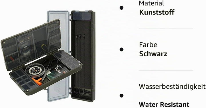 NGT Angelgerätebox System für Terminal Tackle + steifer Rig-Koffer Karpfen XPR 'leer'