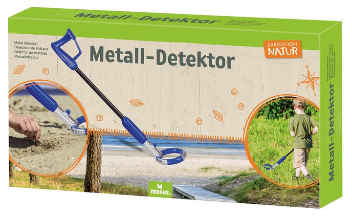 moses. Expedition Natur stabiler Metall Detektor, mit Signalton und rotem LED-Licht, ideal für die O