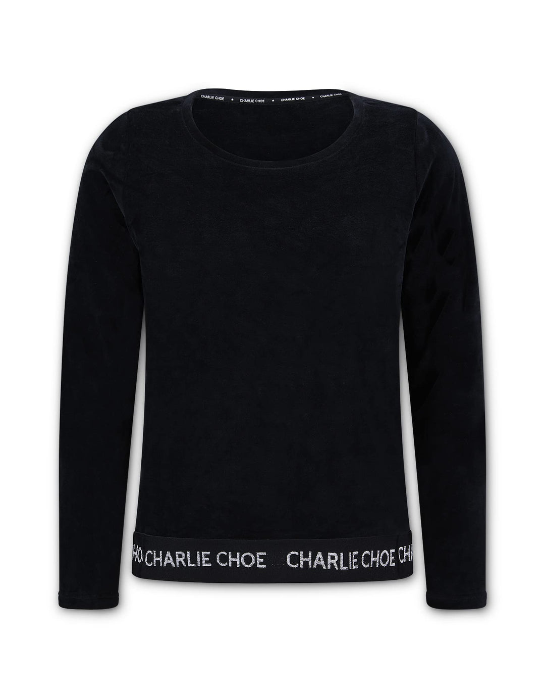 Charlie Choe Ladies Pajamas Schlafanzüge, Black, XXL