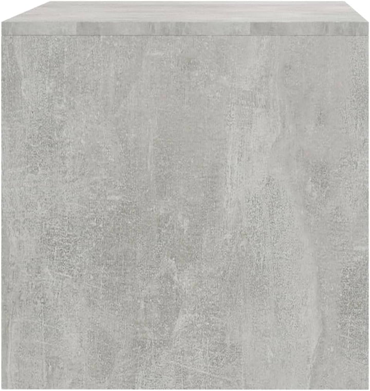 homiuse TV-Schrank Betongrau 80x40x40 cm Holzwerkstoff TV Board Fernsehschrank Fernsehtisch TV Lowbo