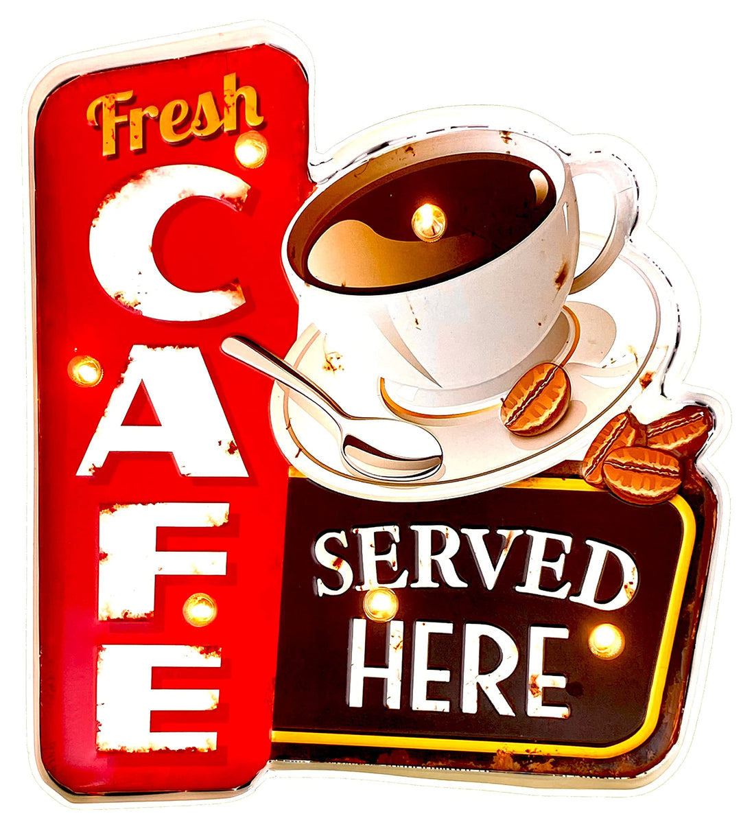 Restaurant-Wandbehänge Retro-Schild Kaffee – Original Diilihiiri von American Retro Sign Company. Ca