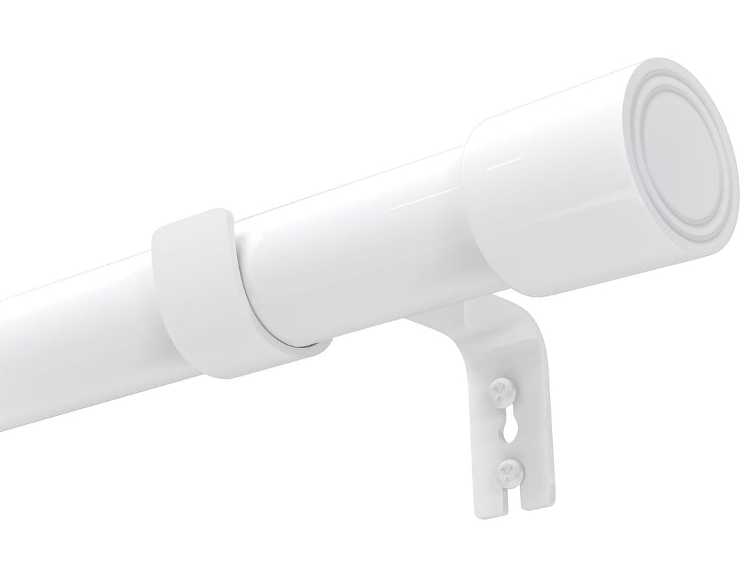 Vorhangstange Weiss Gardinenstange Ausziehbar Curtain Rod aus Edelstahl Verstellbare Gardinen Stange