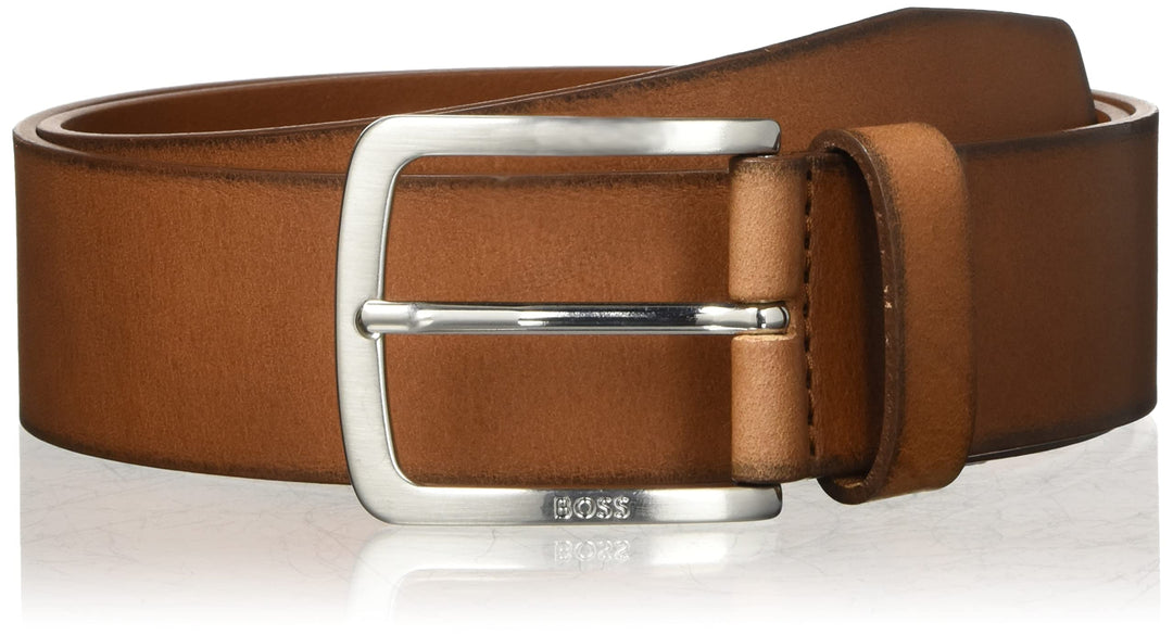 BOSS Herren Gürtel, 80 Medium Brown