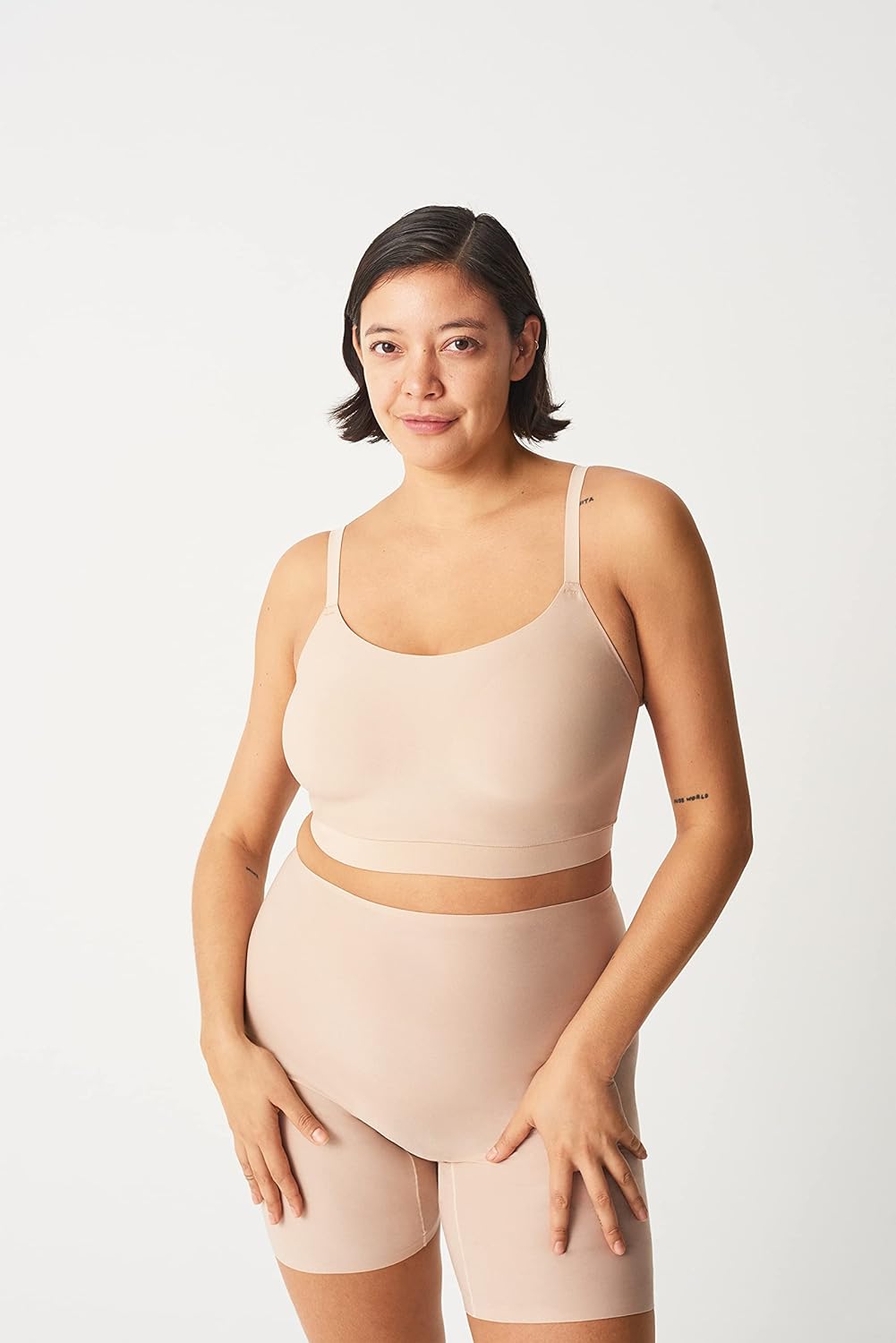 Chantelle Damen Softstretch Uw Sg Sans A. Padded Bralette Bustier M/L Nude, M/L Nude