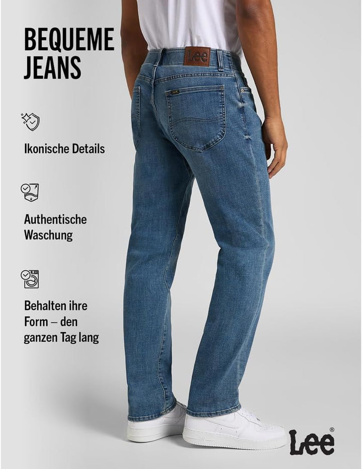 Lee Herren Extreme Motion Recht Jeans, Brady, 36W / 32L EU 32W / 30L Brady, 32W / 30L Brady