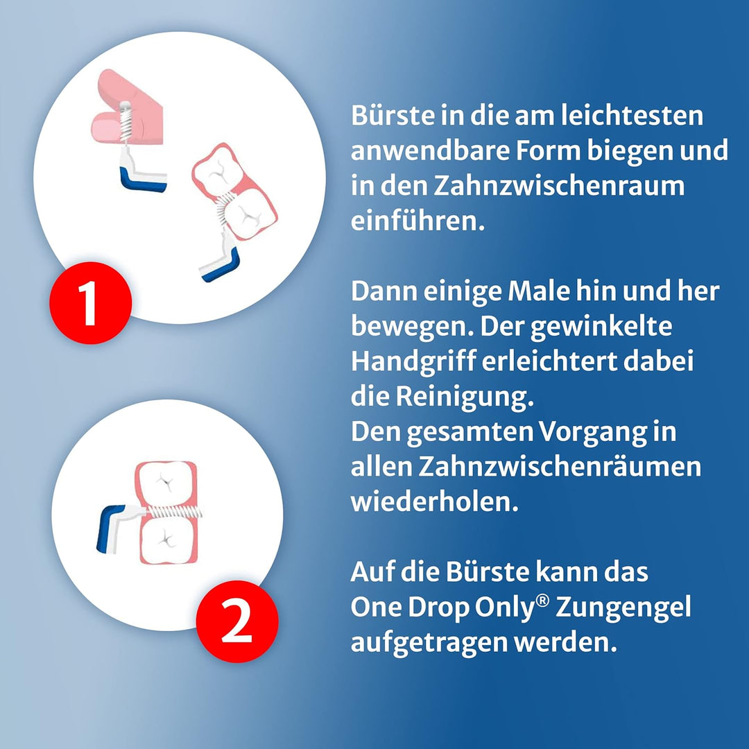 One Drop Only - 3 x 8er Blister Interdentalbürsten 0,7mm (L) + 2 Zahnzwischenraumbürsten GRATIS zum