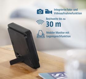 Kopp, Rottenburg Video-Funkklingel mit Monitor und Türsprechanlage