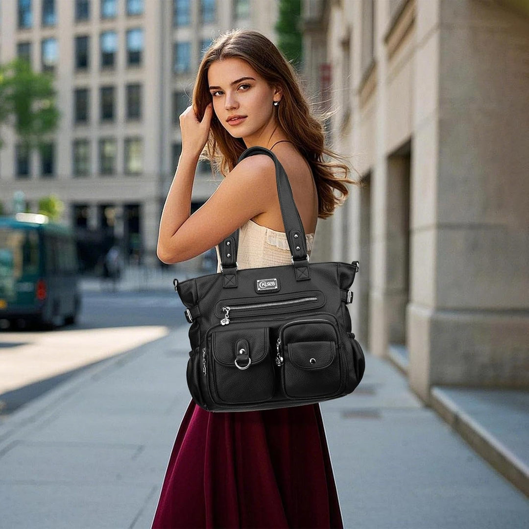 KL928 Handtasche Damen Tasche Umhängetasche Schultertasche Damentaschen gross für Damen Frauentasche