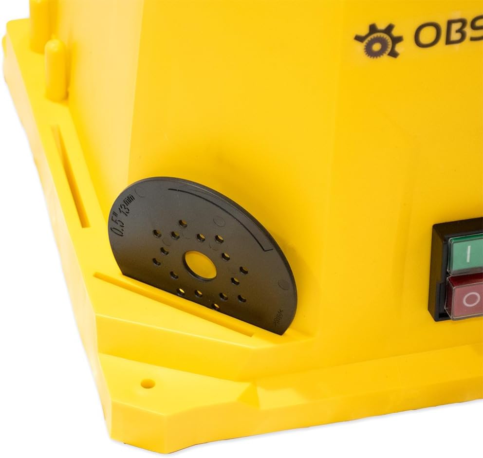 BAMATO oszillierender Spindelschleifer OBSM-100 | inkl. XXL-Zubehörset | Schleifhöhe 98 mm | 450 Wat