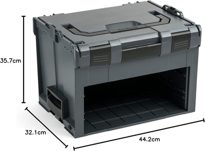 L-BOXX Sortimo LS BOXX 306 | inkl. i-BOXX 72 C3 & i-BOXX 72 I3 in Anthrazit | Professioneller Werkze