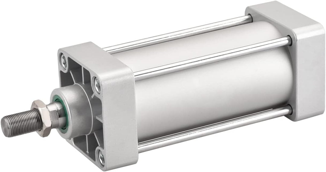 Heschen Pneumatischer Standard-Luftdruckzylinder, SC 80-125, PT3/8 Anschluss, 80mm Bohrung, 125mm Hu